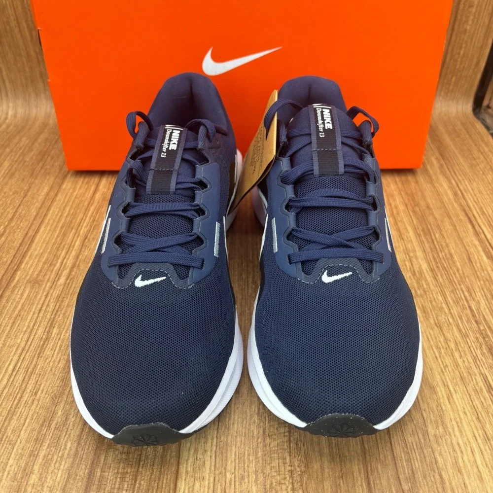 Nike Downshifter 13 Running‎ Shoes Mens 9.5 Navy Blue FD6454-400 Sneakers NEW